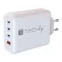 Techly IPW-PD140W-WH φορητός φορτιστής powerbank, smartphone, tablet, universal λευκό AC ταχεία φόρτιση εσωτερικού χώρου