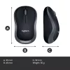 Ποντίκι Logitech M185 Swift Wireless Γκρι