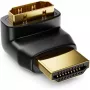 Techly Προσαρμογέας HDMI M / F γωνιακός L IADAP HDMI-L, HDMI, HDMI, Μαύρο