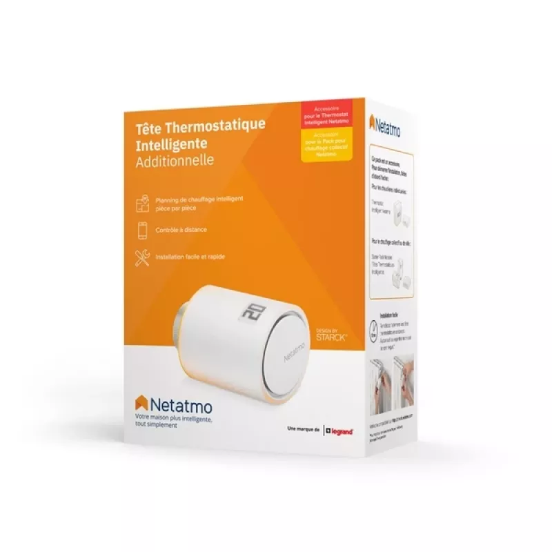 Netatmo NAV-PRO θερμοστατική κεφαλή καλοριφέρ Κατάλληλο για εσωτερικό χώρο