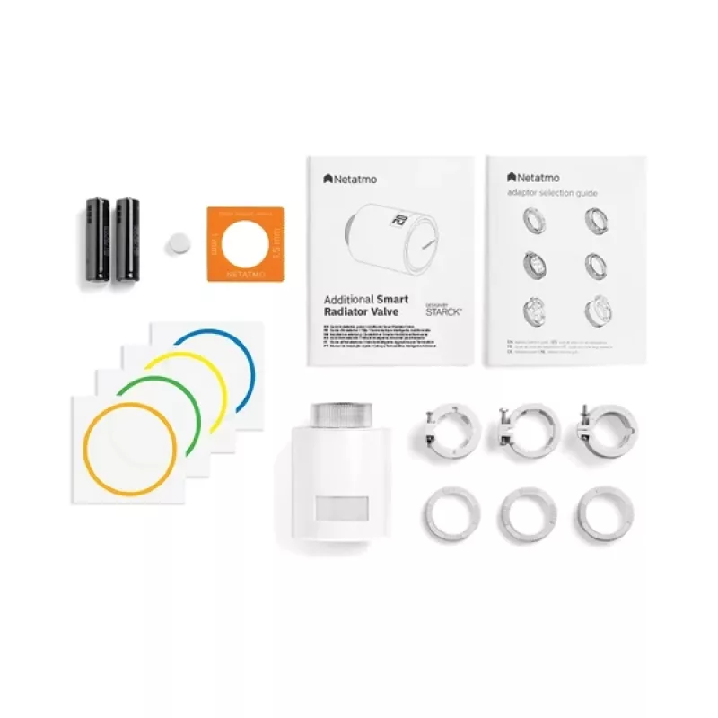 Netatmo NAV-PRO θερμοστατική κεφαλή καλοριφέρ Κατάλληλο για εσωτερικό χώρο