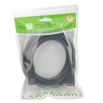 Techly καλώδιο HDMI 2.0 A/A M/M 2m μαύρο ICOC HDMI2-4-020, 2 m, HDMI Type-A (Standard), HDMI Type-A (Standard), 4096 x 2160 Pixel, 3D, μαύρο