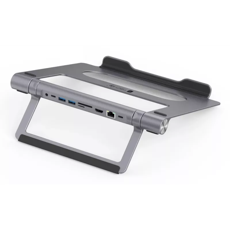 Techly ICA-NTB-DOCK91 Ενσύρματο USB 3.2 Gen 1 (3.1 Gen 1) Type-C ασημί