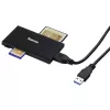 Hama 00181018 αναγνώστης καρτών USB 3.2 Gen 1 (3.1 Gen 1) Type-A μαύρο