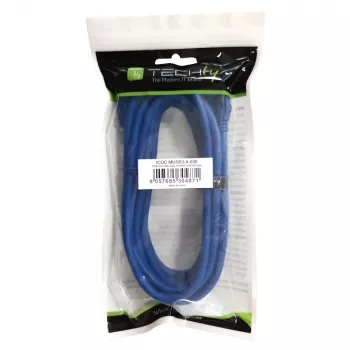Techly καλώδιο USB 3.0 Superspeed A / Micro B 3m μπλε ICOC MUSB3-A-030