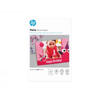 HP Ματ Φωτογραφικό χαρτί 180 g/m² 10 x 15 cm (101 x 152 mm) 25 Φύλλα