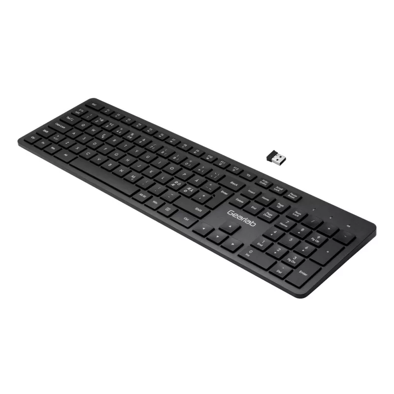 eSTUFF GLB212102 Πληκτρολόγιο γραφείου USB QWERTY Σκανδιναβικό μαύρο