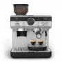 Μηχανή espresso KRUPS XP801T ημιαυτόματη με ενσωματωμένο μύλο, δοχείο νερού 3 λίτρων, έξοδος 2 φλιτζανιών, μαύρο/ανοξείδωτο ατσάλι