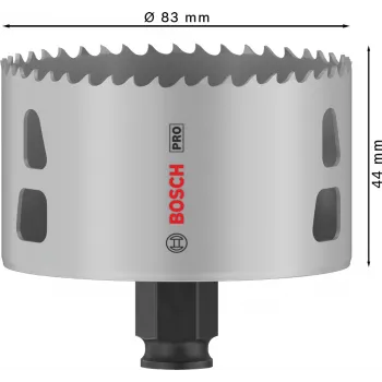 Πριονάκι τρυπανιού Bosch PRO Multi Material PC Plus 44/83 mm για δράπανο