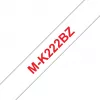 Brother M-K222BZ Ταινία ετικετών Κόκκινο σε Λευκό
