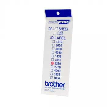 Ετικέτες εκτυπωτή Brother ID2260 12 φύλλα 22 x 60 mm