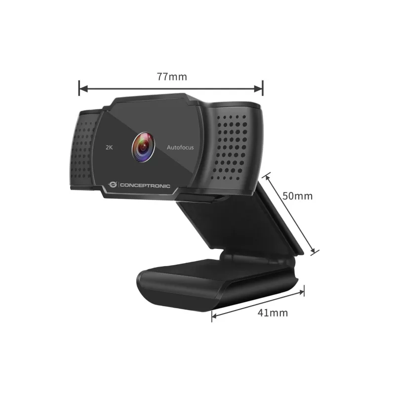 Conceptronic AMDIS 2K Super HD webcam αυτόματης εστίασης με μικρόφωνο