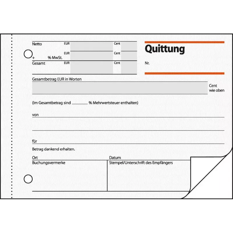 Business Form Sigel QU625 πράσινο A6 100 φύλλα