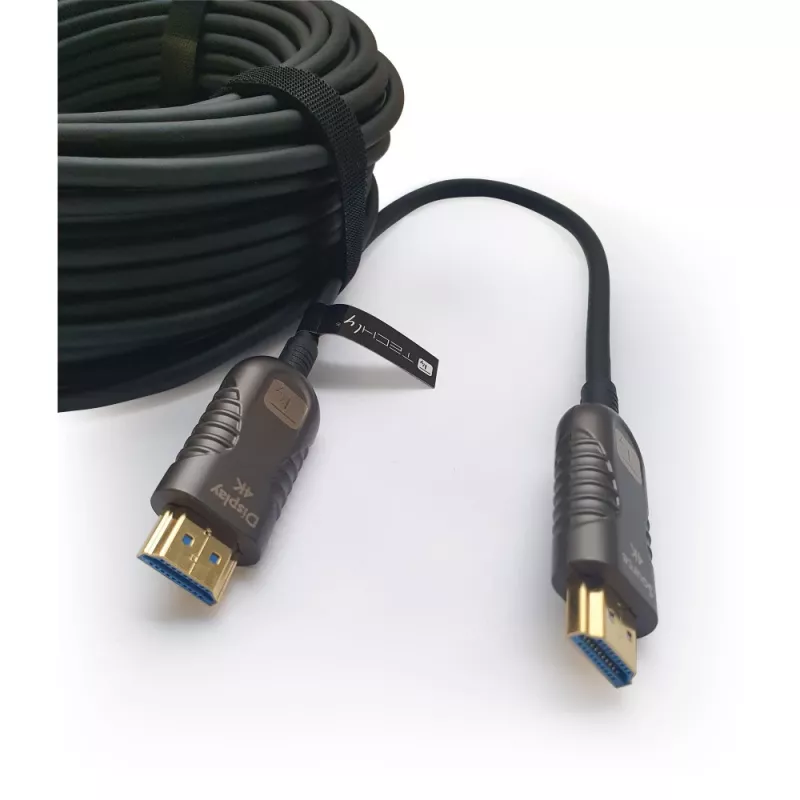 Techly ICOC HDMI-HY2-050 Καλώδιο HDMI 50 m HDMI Type-A (Standard) μαύρο