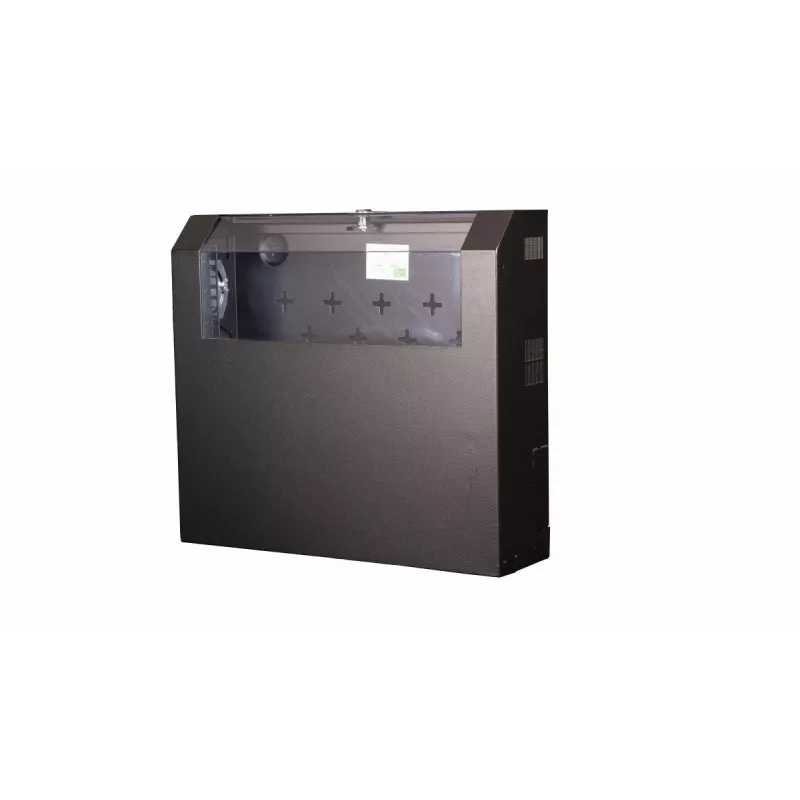 Επιτοίχια λεπτή βάση rack Flex 19' Ντουλάπι 5U RAL9005 Μαύρο