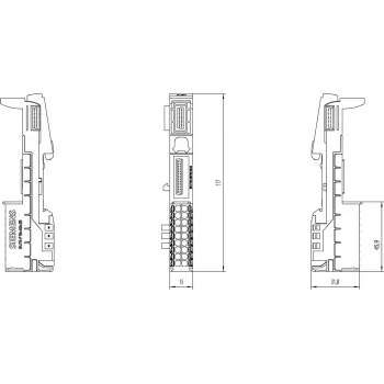 Siemens 6ES7193-6BP00-0BA0 ηλεκτρικοί ακροδέκτες