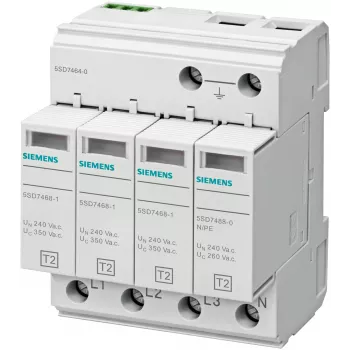 Siemens 5SD7464-0 Αλεξικέραυνο υπέρτασης, Τύπος 2, 350 V TN-S/TT