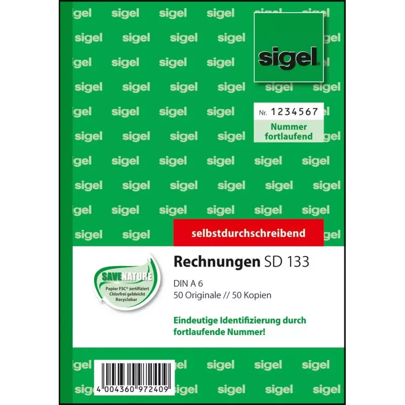 Έντυπο επιχείρησης Sigel SD133