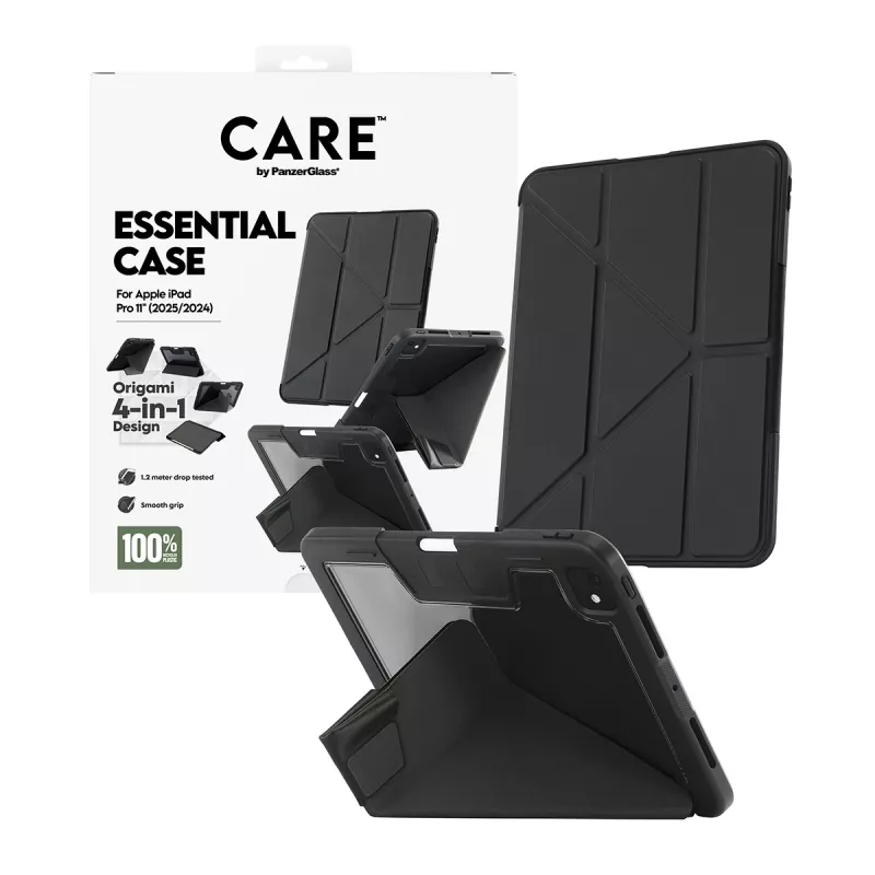 Θήκη PanzerGlass CARE by ® TPU Essential Case μαύρη iPad Pro 11 inch (2024-2025)