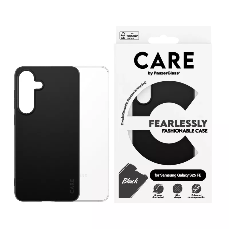 PanzerGlass CARE™ by ® Θήκη TPU Μαύρο Samsung Galaxy S25 FE 5G