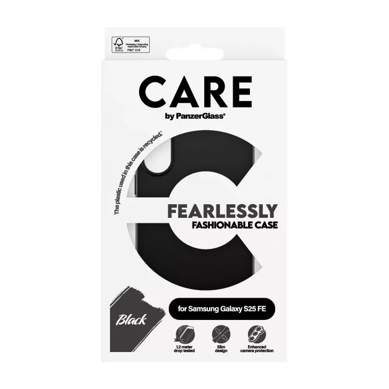 PanzerGlass CARE™ by ® Θήκη TPU Μαύρο Samsung Galaxy S25 FE 5G