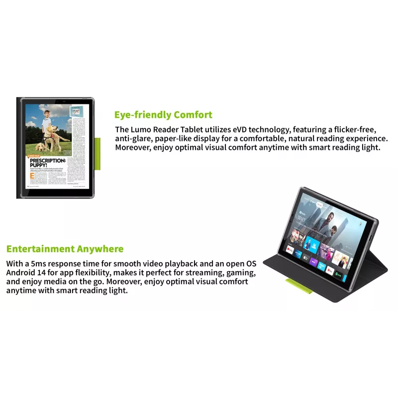 Hannspree Lumo 7.8 Reader Tablet 64 GB 19,8 cm (7,8 ίντσες) Android μαύρο