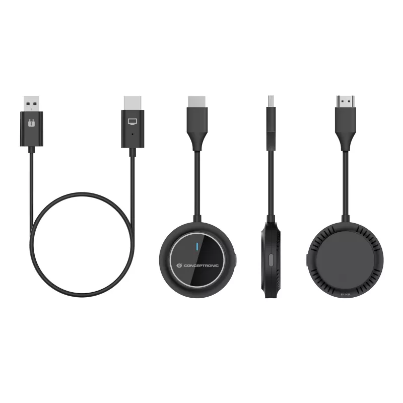 Ασύρματο κιτ επέκτασης HDMI CONCEPTRONIC ATHERIC02B – Dongle, HDMI/USB, 1080p (1920x1080), τροφοδοσία USB
