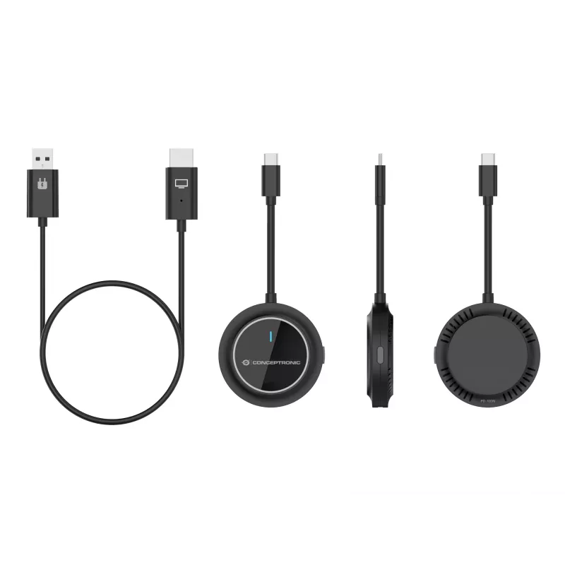 Conceptronic ATHERIC01B Ασύρματο κιτ οθόνης USB-C σε HDMI 1080P