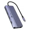 ICY BOX IB-DK4062-CPD Ενσύρματο USB 3.2 Gen 1 (3.1 Gen 1) Type-C Ανθρακί