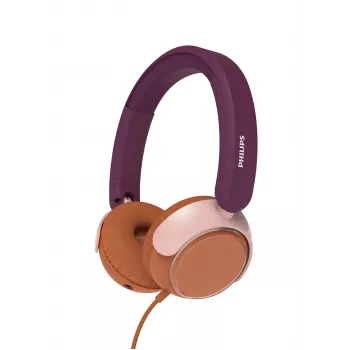 Philips 2000 series TAK2000MP/00 Ακουστικά/Headset Ενσύρματα Κεφαλής Κλήσεις/Μουσική USB Type-C Πορτοκαλί, Μωβ, Ροζ