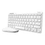 Σετ πληκτρολογίου-ποντικιού TRUST Lyra Mini Wireless QWERTZ (RF + Bluetooth) Λευκό, γερμανικό layout