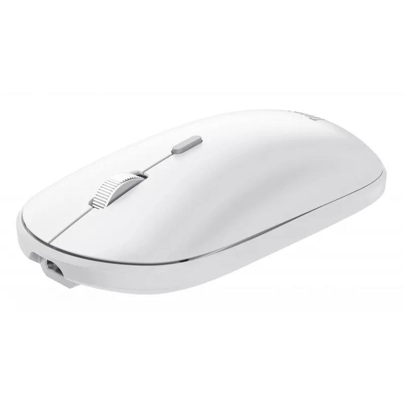 Σετ πληκτρολογίου-ποντικιού TRUST Lyra Mini Wireless QWERTZ (RF + Bluetooth) Λευκό, γερμανικό layout