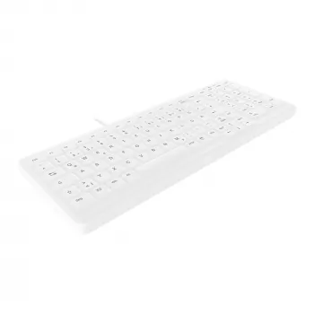 Contour Design Active Key Contour ClassicClean Medical Πληκτρολόγιο IP68 Συμπαγές Ενσύρματο Λευκό DE C7000