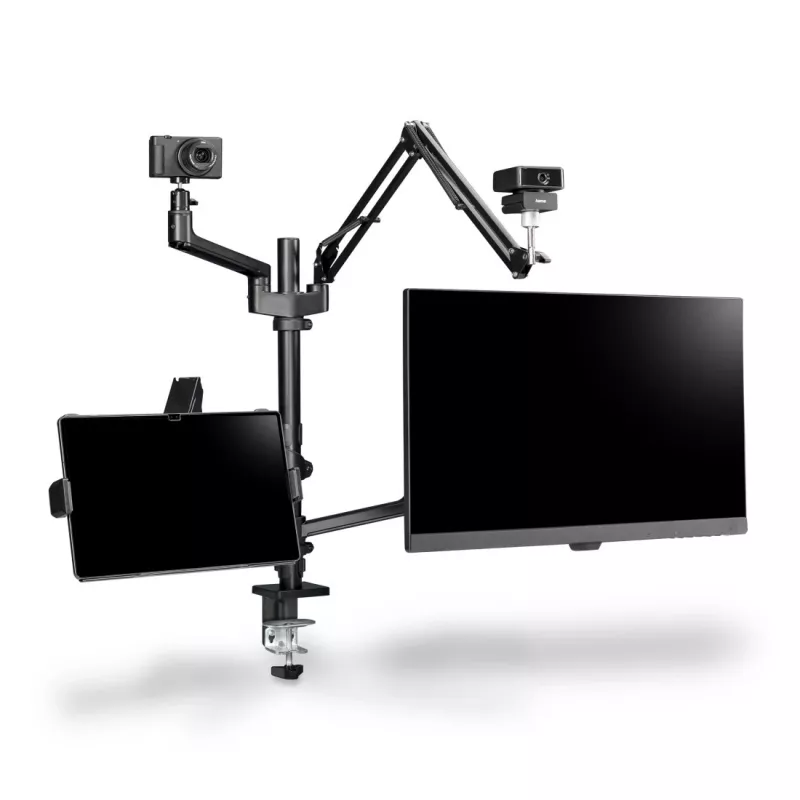 Hama 00004663 Βάση οθόνης / Στήριγμα 81,3 cm (32 inch) Γραφείου Μαύρο
