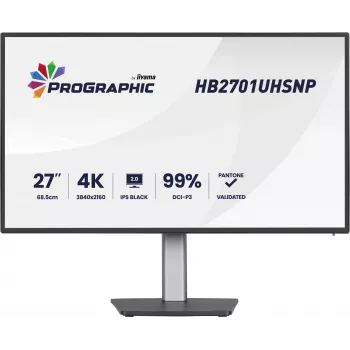 iiyama PROGRAPHIC HB2701UHSNP-B1 Οθόνη υπολογιστή 68,6 cm (27 ίντσες) 3840 x 2160 pixel 4K Ultra HD LCD μαύρη