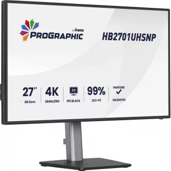 iiyama PROGRAPHIC HB2701UHSNP-B1 Οθόνη υπολογιστή 68,6 cm (27 ίντσες) 3840 x 2160 pixel 4K Ultra HD LCD μαύρη