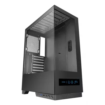 Κουτί PC TACENS MARS MC-PULSAR LCD ATX Midi Tower, tempered glass, Front-LCD, USB-C, υποστηρίζει GPU 33,2 cm