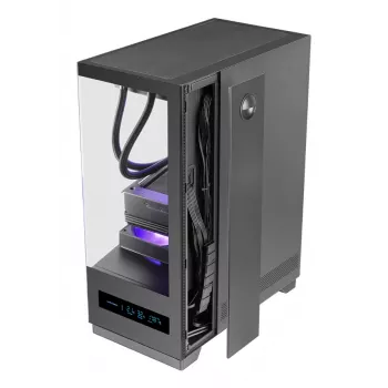 Κουτί PC TACENS MARS MC-PULSAR LCD ATX Midi Tower, tempered glass, Front-LCD, USB-C, υποστηρίζει GPU 33,2 cm