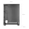 Κουτί PC TACENS MARS MC-PULSAR LCD ATX Midi Tower, tempered glass, Front-LCD, USB-C, υποστηρίζει GPU 33,2 cm
