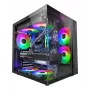 Κουτί PC TACENS Mars Gaming MCV-ONE Midi Tower – Μαύρο, ATX/Micro-ATX/Mini-ITX, tempered glass, υποστηρίζει ανεμιστήρες 120 mm