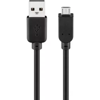 Καλώδιο USB Goobay 95735 0,3 m USB A Micro-USB B μαύρο