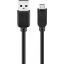 Καλώδιο USB Goobay 95735 0,3 m USB A Micro-USB B μαύρο