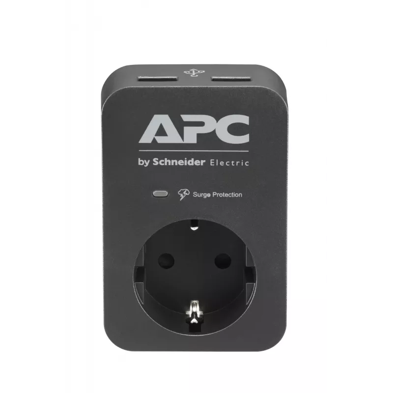 APC PME1WU2B-GR Προστασία υπέρτασης Μαύρο, Γκρι 1 έξοδος AC 230 V