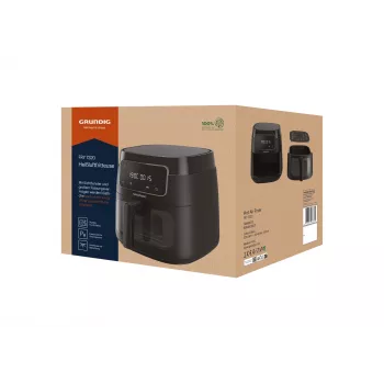 Grundig FRY 7320 Μεμονωμένη 7,6 L Επιτραπέζια συσκευή 1900 W Φριτέζα αέρα Μαύρο
