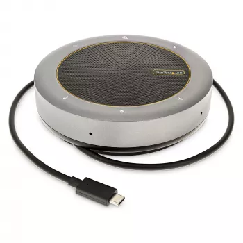 StarTech.com USB-C Speakerphone Docking Station, Mini Portable Conference Speaker και Audio Dock, USB-C σε VGA/4K HDMI, 2x USB-A Hub, Μικρόφωνο/Ηχείο, Teams/Zoom/Softphone Speakerphone