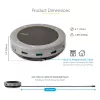 StarTech.com USB-C Speakerphone Docking Station, Mini Portable Conference Speaker και Audio Dock, USB-C σε VGA/4K HDMI, 2x USB-A Hub, Μικρόφωνο/Ηχείο, Teams/Zoom/Softphone Speakerphone
