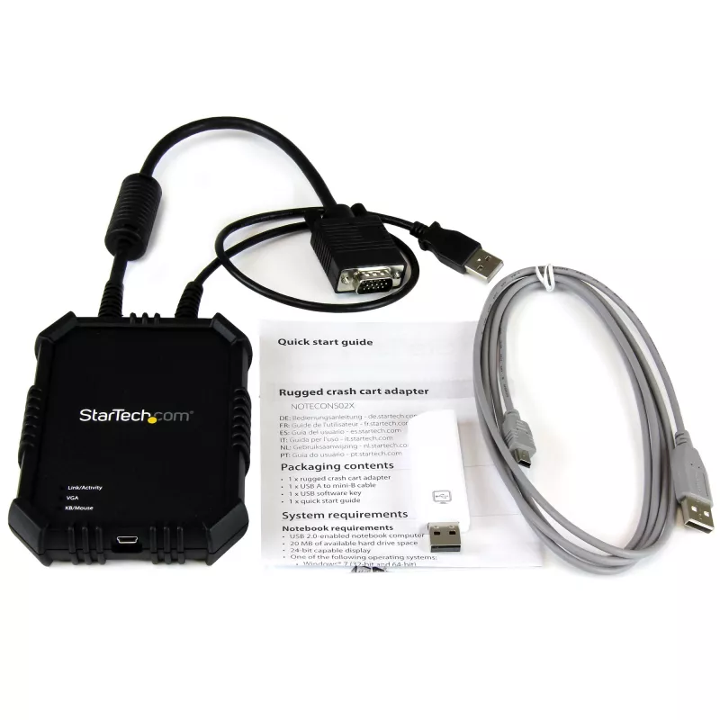 StarTech.com Κονσόλα KVM laptop-σε-server με ανθεκτικό περίβλημα