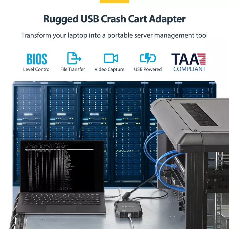 StarTech.com Κονσόλα KVM laptop-σε-server με ανθεκτικό περίβλημα