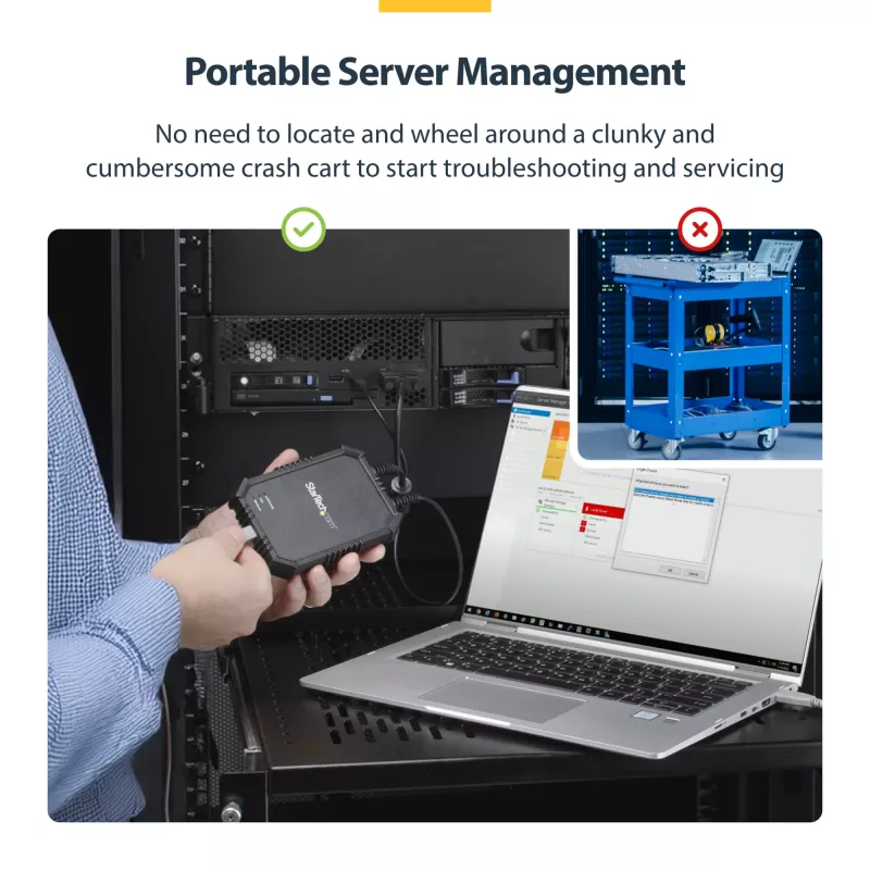 StarTech.com Κονσόλα KVM laptop-σε-server με ανθεκτικό περίβλημα