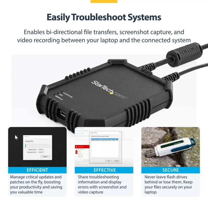 StarTech.com Κονσόλα KVM laptop-σε-server με ανθεκτικό περίβλημα